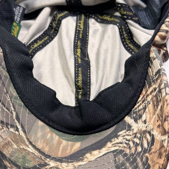 Cabela's Camo Strap Back Cap Hat Seclusion 3D Pattern With GO AWAY REPELLENT - Picture 12 of 12